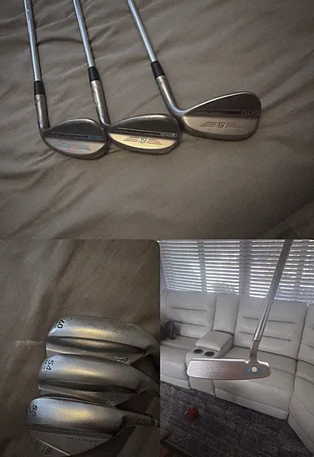 Golf Clubs Putter And Wedges
