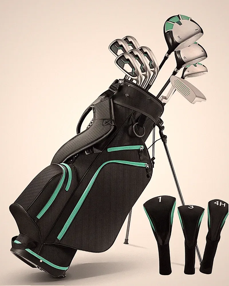 Bodioo 9-Piece Complete Golf Club Set Steel Shafts