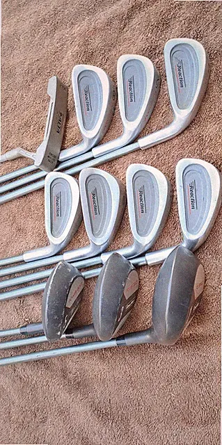 Golf clubs set RIGHT H 11 clubs TOUR EDGE shaft graphite UNIFLEX irons woods dri