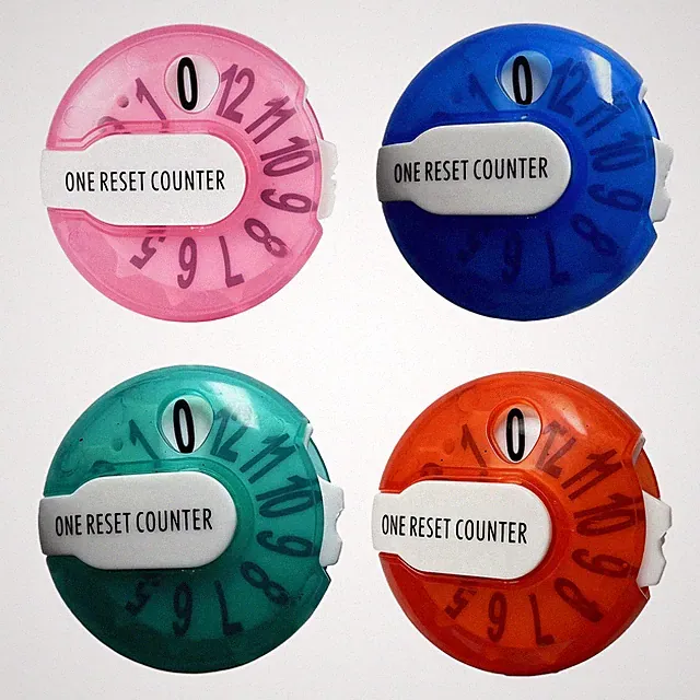 Golf Counter Digital Display Quick Reset with Clip Women Golf Ball Shot Keeper