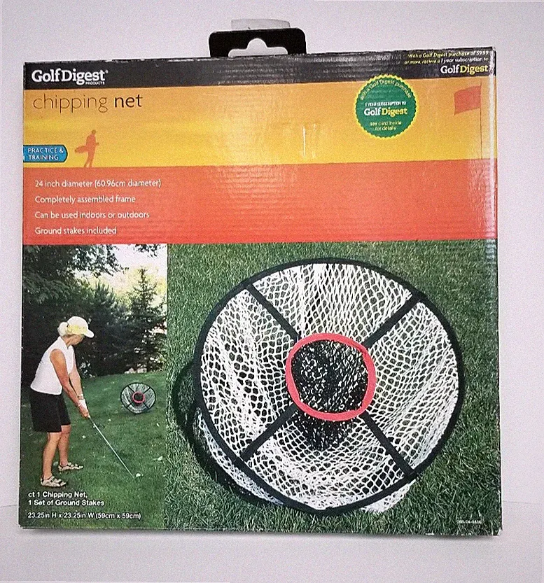 Golf Digest 24" Chipping Net Indoor/Outdoor Practice~Open Box-Factory Sealed