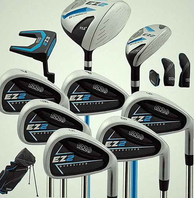 Golf EZ2 14 Piece Mens Right Hand Golf Club Set with Golf Bag - 14 Piece Complet