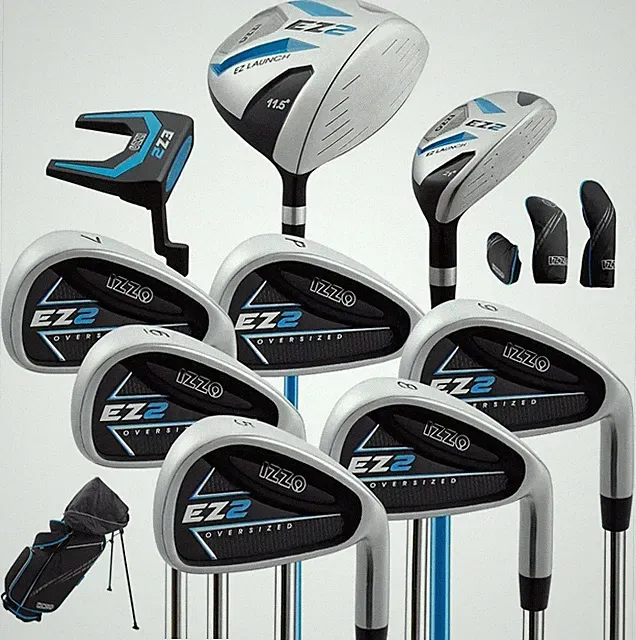 Golf EZ2 14-Piece Right-Handed Club Set with Bag - Complete Golf Set