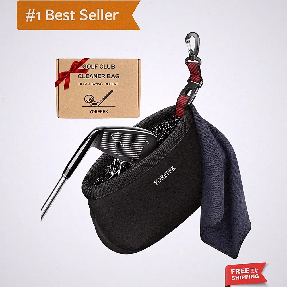 Golf Gifts for Men, Golf Club Cleaner Bag in Gift Box, Golf Ball Cleaner with...