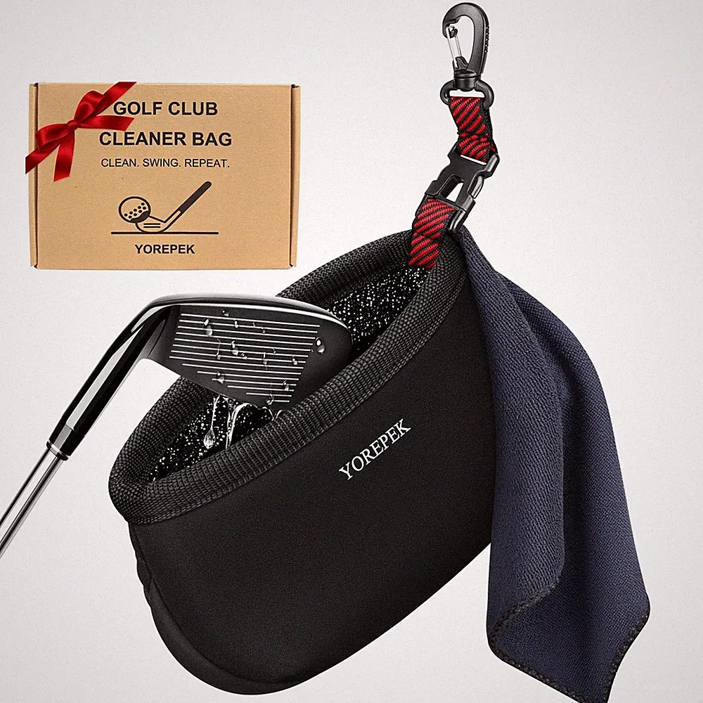 Golf Gifts for Men, Golf Club Cleaner Bag in Gift , Golf Cleaner with Towel &...
