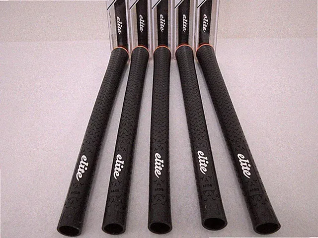 Golf Grips elite grips Y360 SV Black/Orange (10 pieces) M58 Round