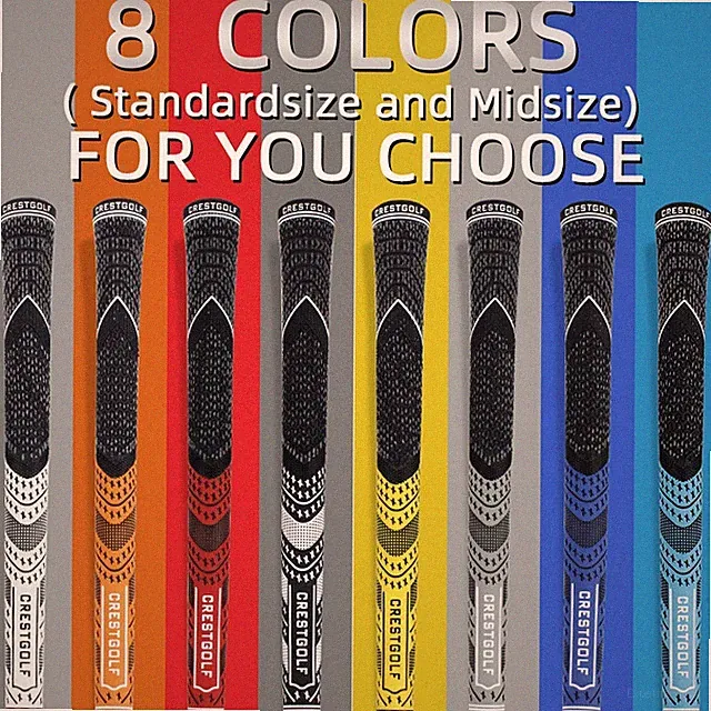 Golf Grips Standard/Midsize Carbon Yarn Anti-Slip Golf Iron Club Grips 13PCS/Set