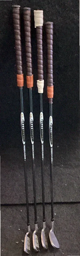 Golf Kirkland Tour Performance 4 pc Iron Set 4/5/6/PW RH Seniors Graphite Black