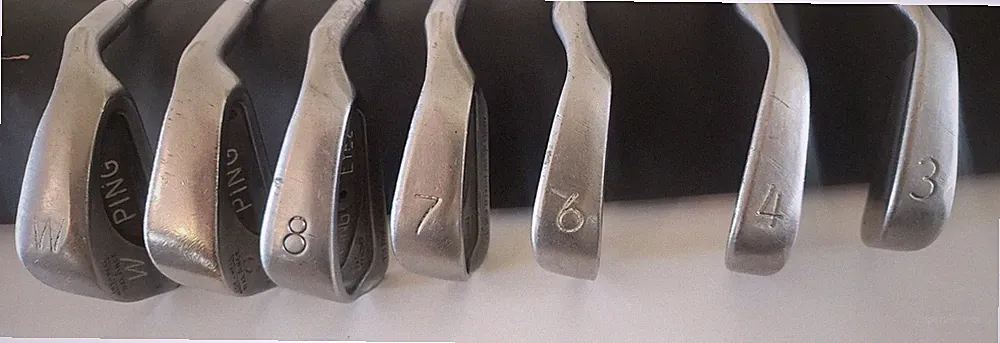 GOLF -Ping IRONS / RH / Regular Flex Steel Shafts / Used