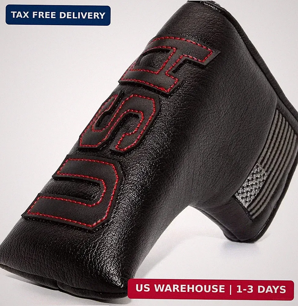 Golf Putter Cover Blade,USA Putter Headcovers Golf Club Head Covers for Putter L