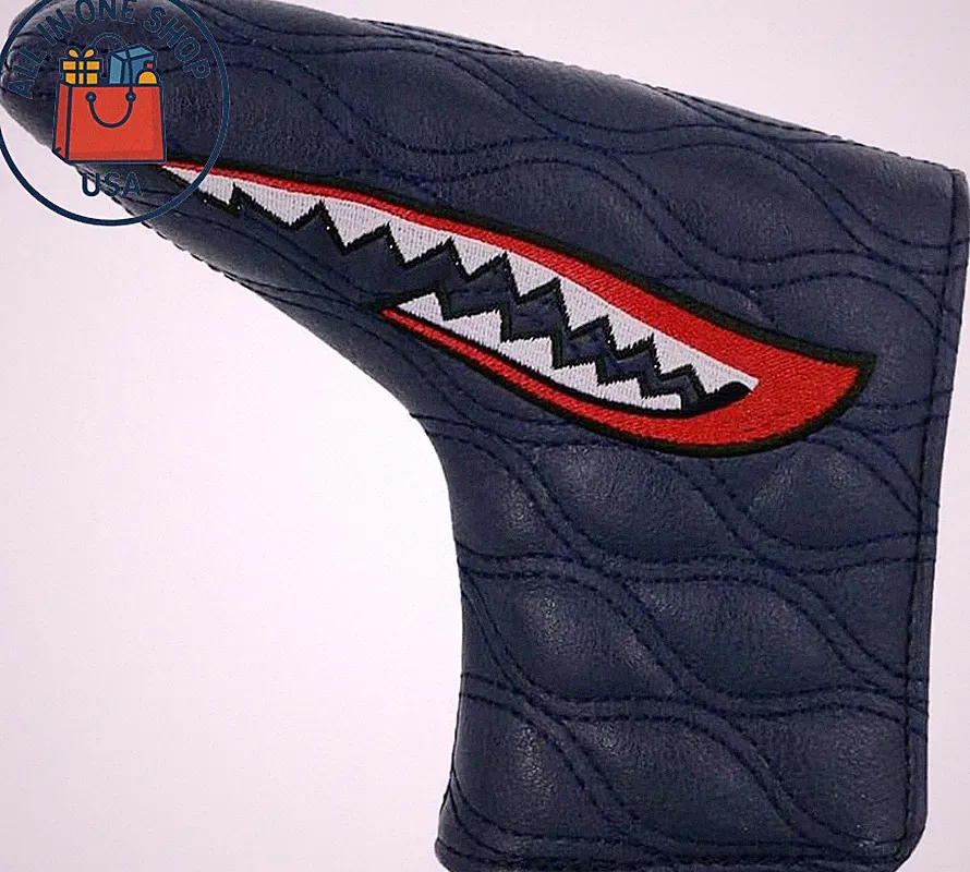 Golf Putter Head Cover Blade Magnetic Closure Embroidered Animal Fits Most Brand