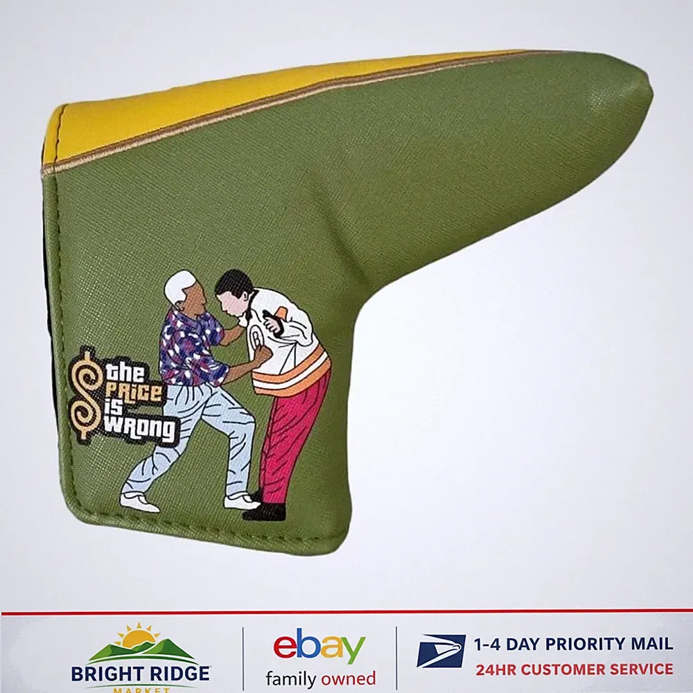 Golf Putter Headcover for Blade Style Putters with Magnetic Lock