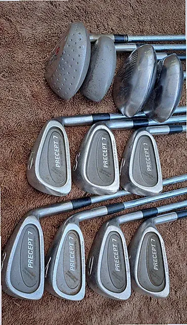 Golf Set PRECEPT 11 Clubs RIGHT HAND irons Woods Driver See Pictures For Detail