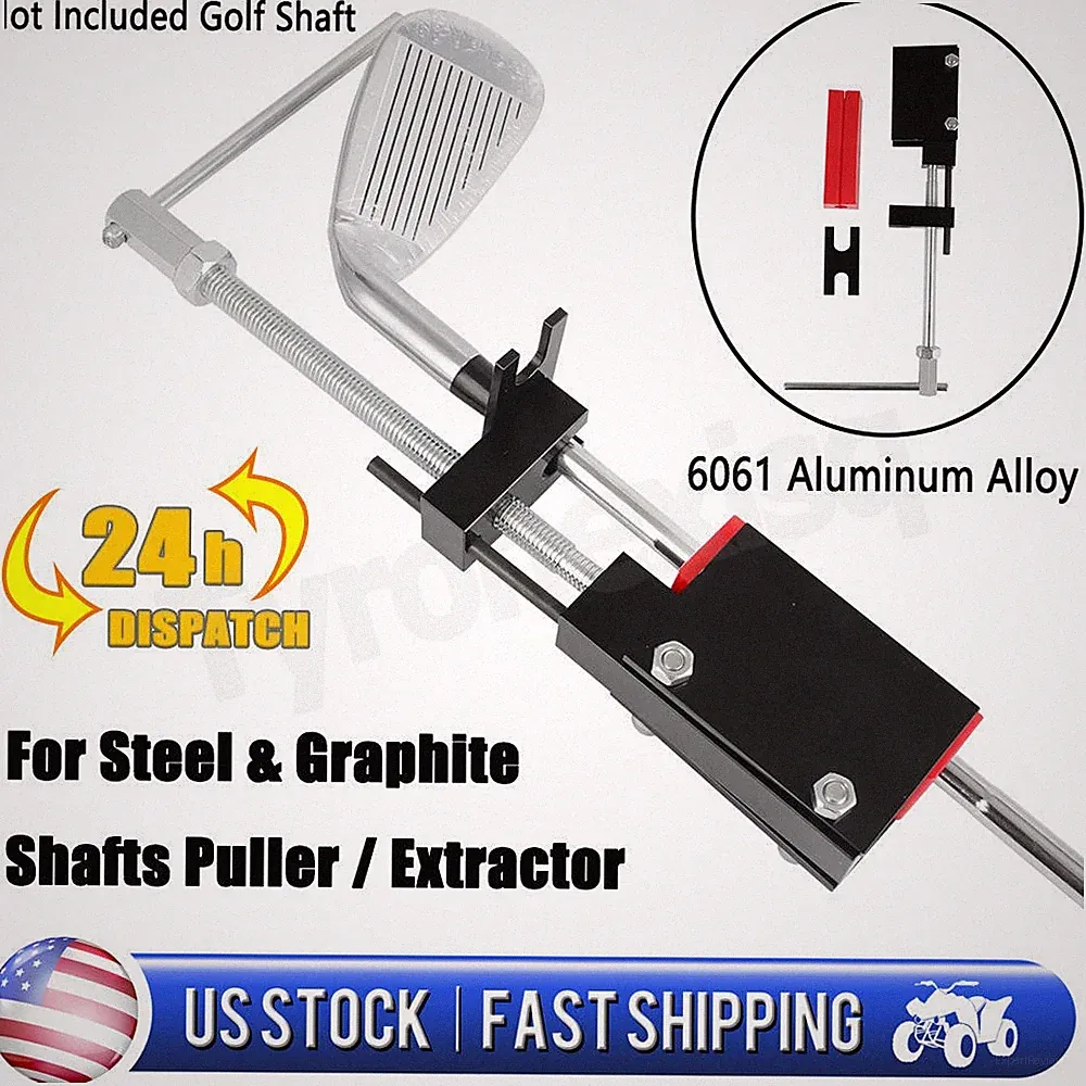 Golf Shaft Puller Extractor For Graphite & Steel Club Shafts Screw Type Repair