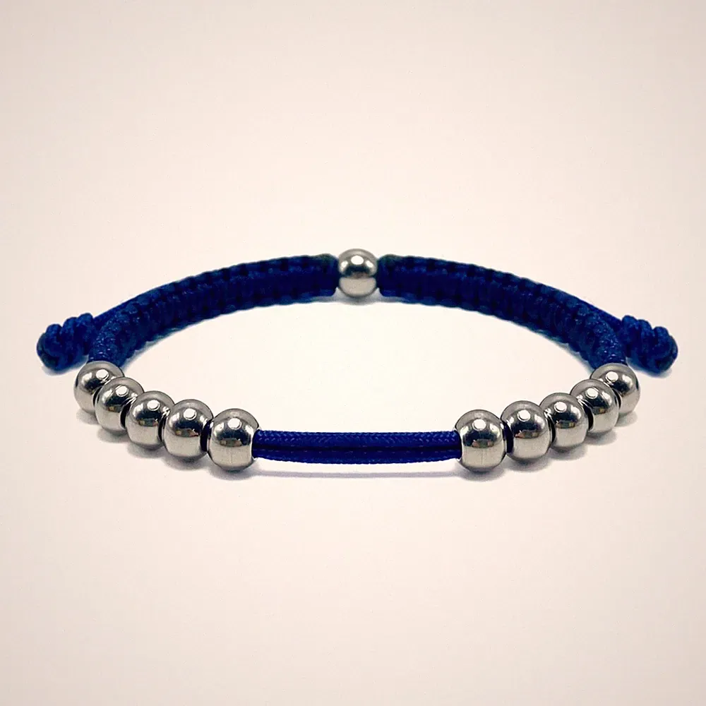 Golf Stainless Steel 10 Beads Score Counter Bracelet, Golf Stroke Count Bracelet