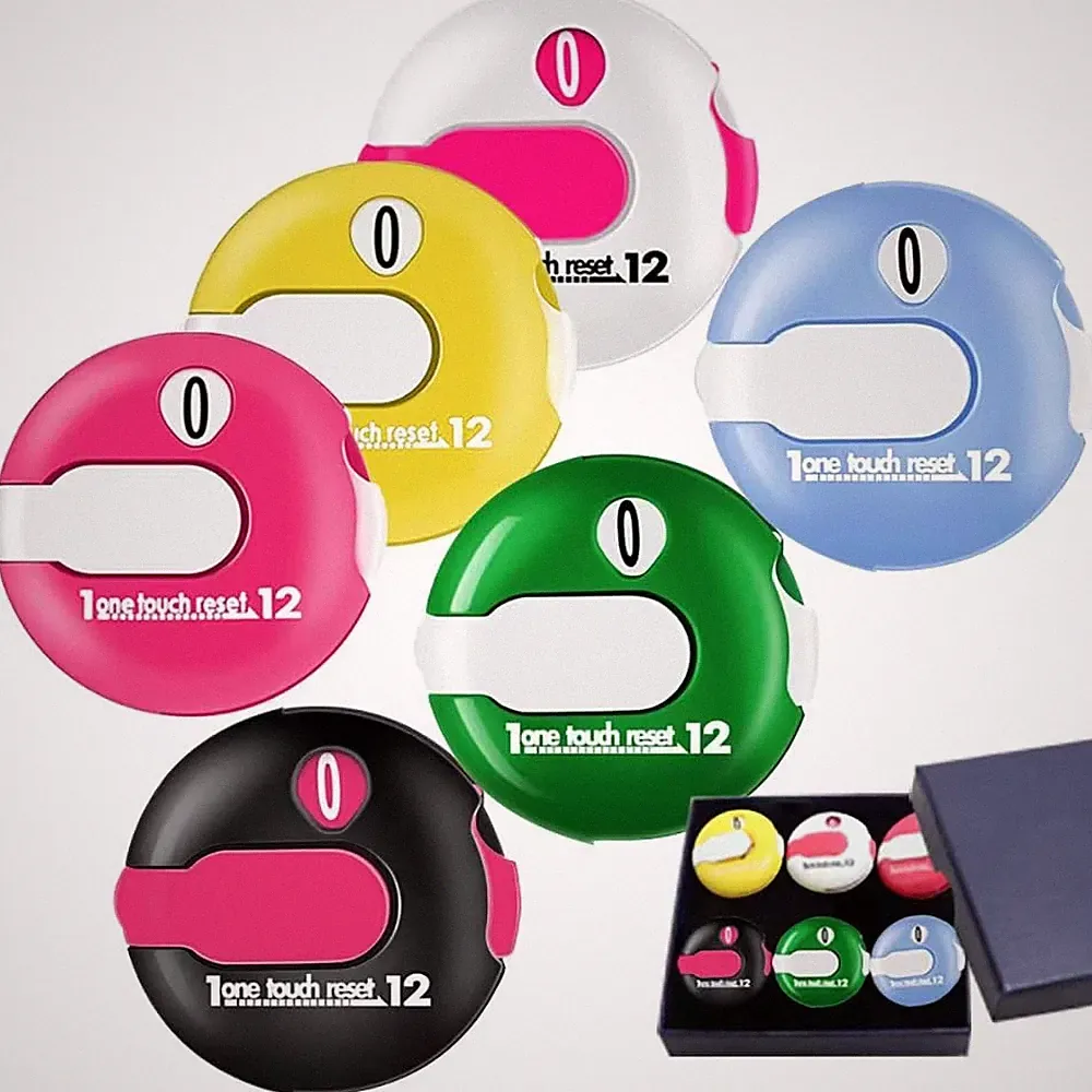 Golf Stroke Counter - 1.2 inch Score Counters with Touch Reset and Clip Attac...