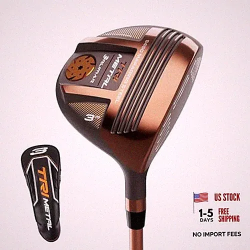 Golf TriMetal Fairway Woods for Men, Right & 3 Wood Regular Graphite Left