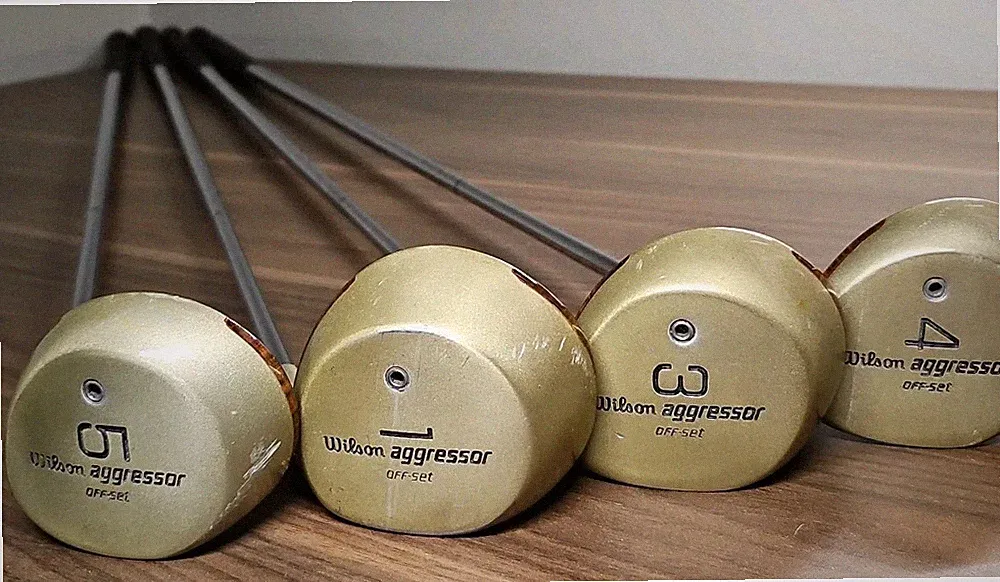 Golf Wilson Aggressor Off Set (Woods 1,3,4,5) R Flex Steel