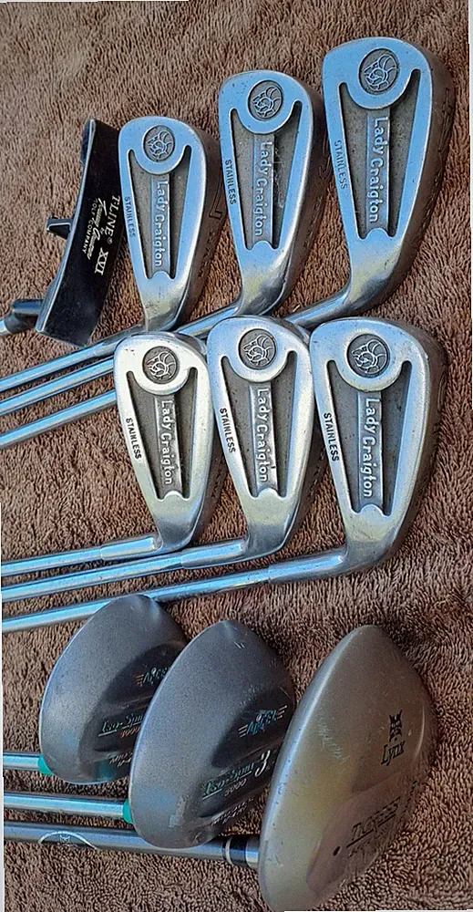 Golf Women's Ladies 10 Clubs Set RIGHT H RAM Irons LYNX ACCEL Armour Putter