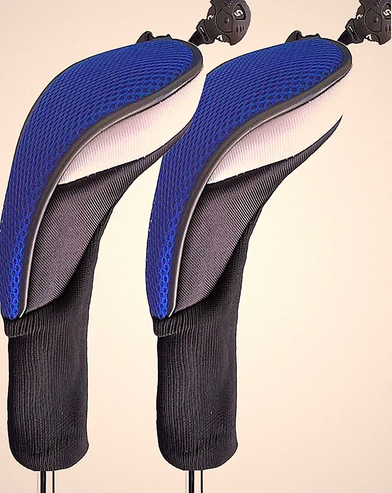 Golf Wood Club Head Cover Hybrids 2/3 Pack, Fits For All Wood Hybrid Club Cover