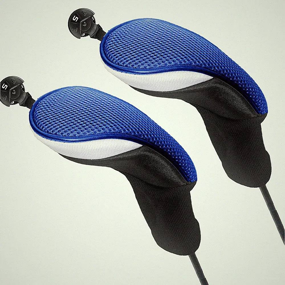 Golf Wood Club Head Cover Hybrids 2 Pack,Suitable For All Wood Hybrid Club Cover