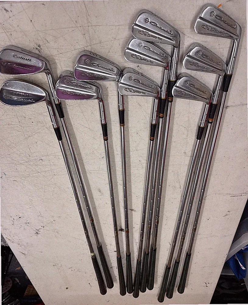 GOLFCRAFT CONTINENTAL PRT Flared Toe Set Of 10 Golf Clubs 2-9 Wedge, PW RH STEEL