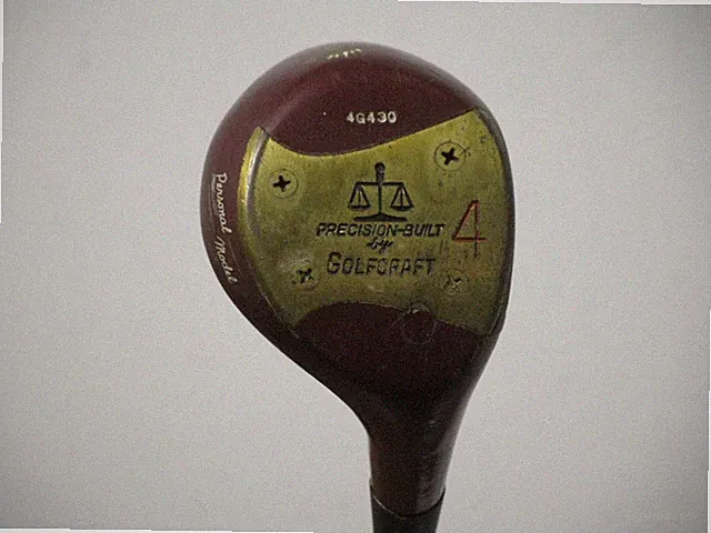 Golfcraft Precision Built 4 Wood Regular Flex Steel Very Nice!!