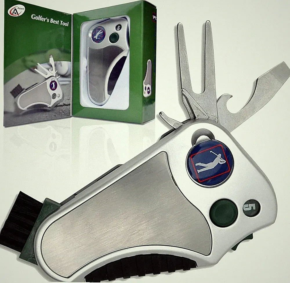 Golfer'S Best Tool – 6-In-1 Golf Multitool for Men & Women | Stroke Counter, Div
