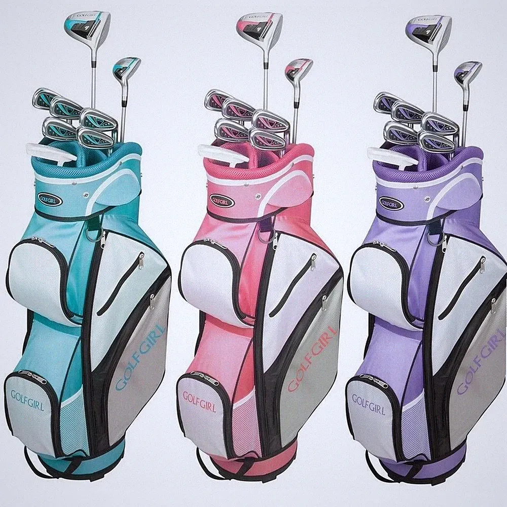 GolfGirl FWS3 Ladies Golf Clubs Set with Cart Bag, All Graphite, Left Hand