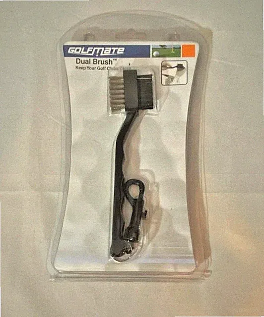 Golfmate Dual Golf Club Brush / Cleaner New NIP