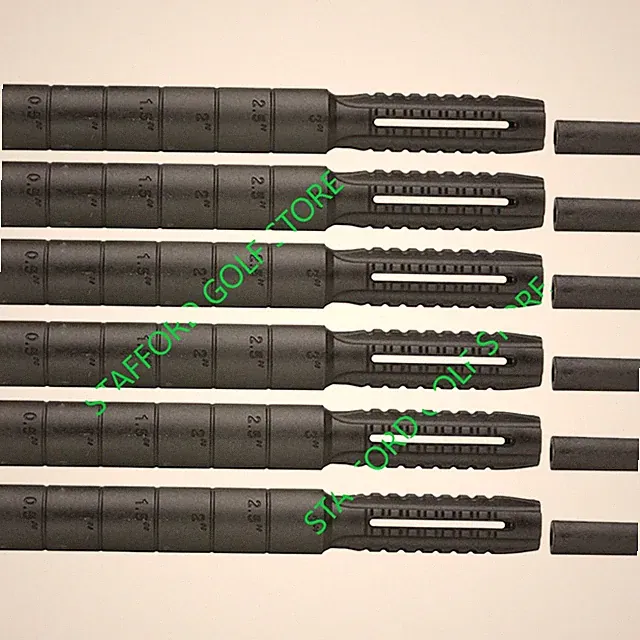 GolfWorks Universal Golf Club Shaft Extensions – Fits .540"–.590" ID – 6 Pack