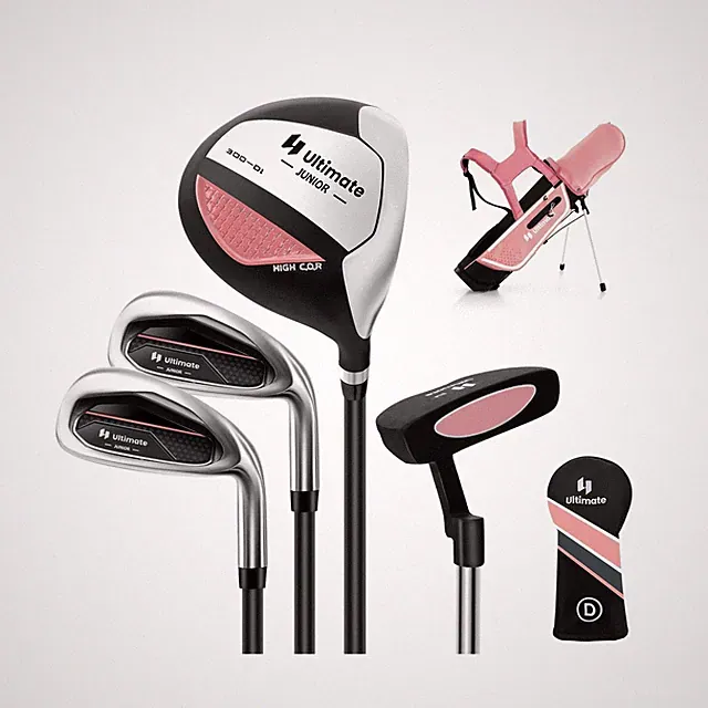 Goplus Complete Golf Club Set for Kids, Right Hand Golf Clubs with Stand Bag,...