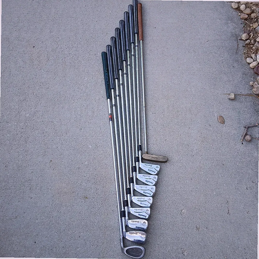 Grand Slam Powerbilt Iron Set Steel Shaft 3 4 5 6 7 8 9 PW & Putter
