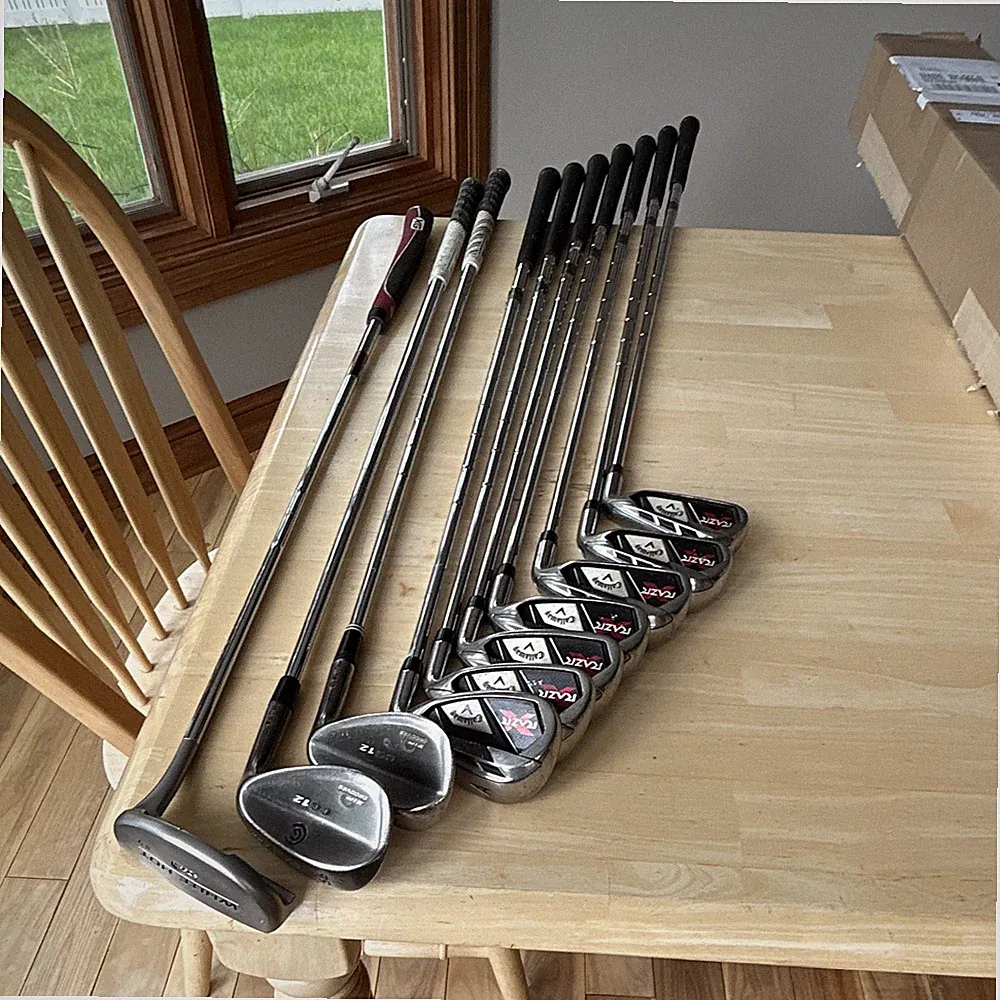 Great starter set Callaway RAZR X Iron Set 5-PW+GW RH Steel unifiex