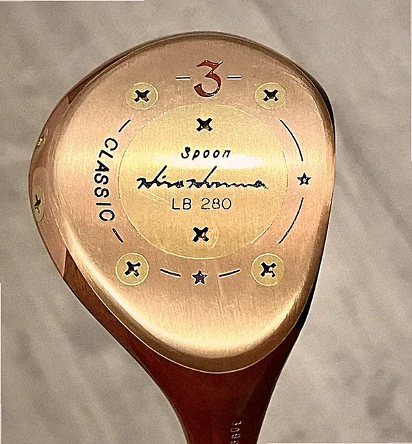 (green Titanium Carbon Shaft) HIRO HONMA Persimmon 3-Wood Spoon LB-280 S2 S-2