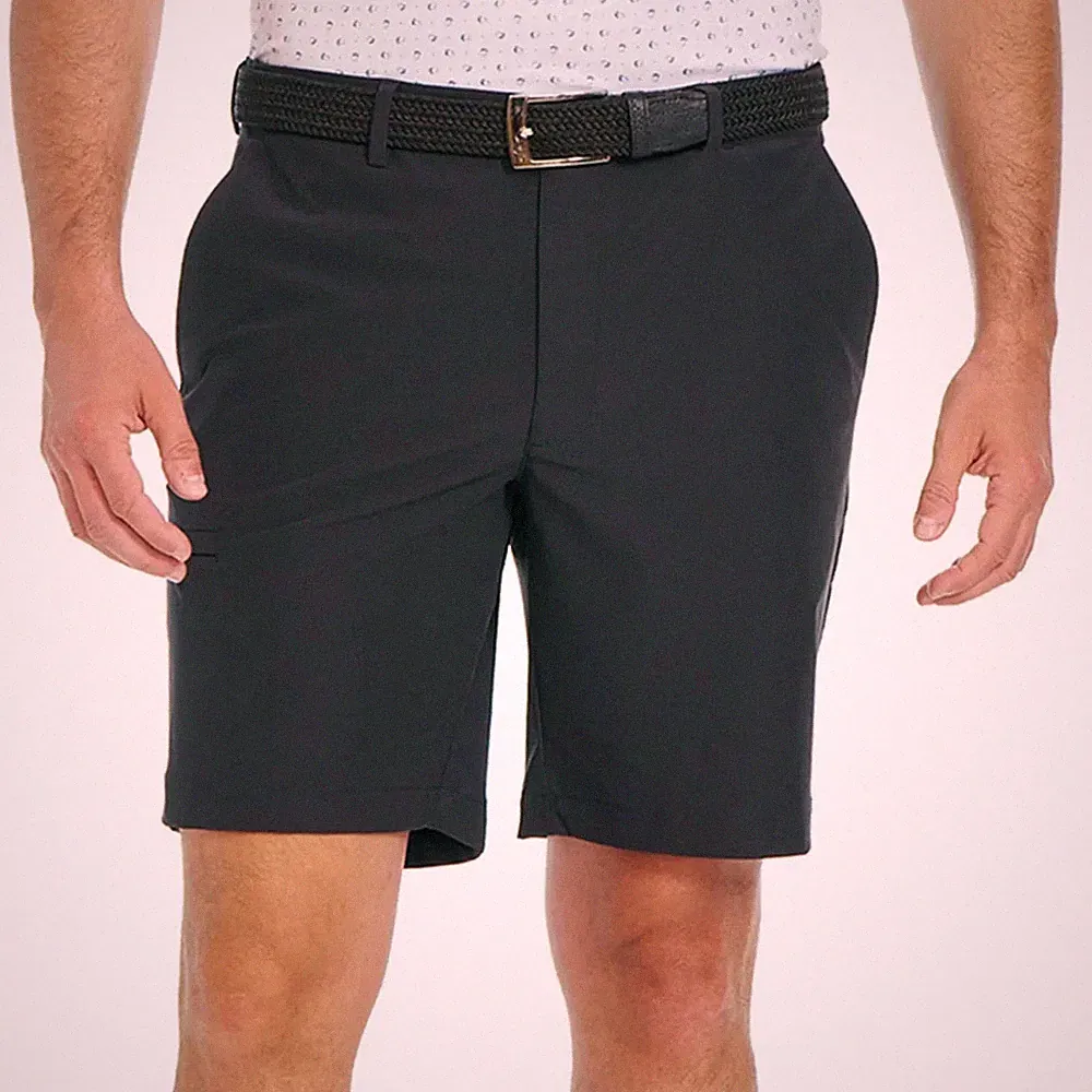 Greg Norman Men's Stretch Golf Shorts Lightweight Black