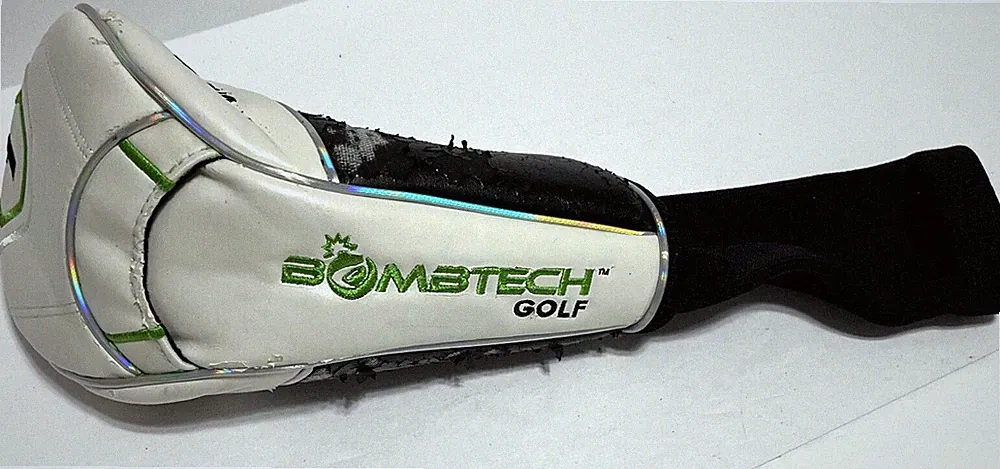 GRENADE BombTech Golf Club Head Cover 1 Black, White, Bright Green Driver Cover
