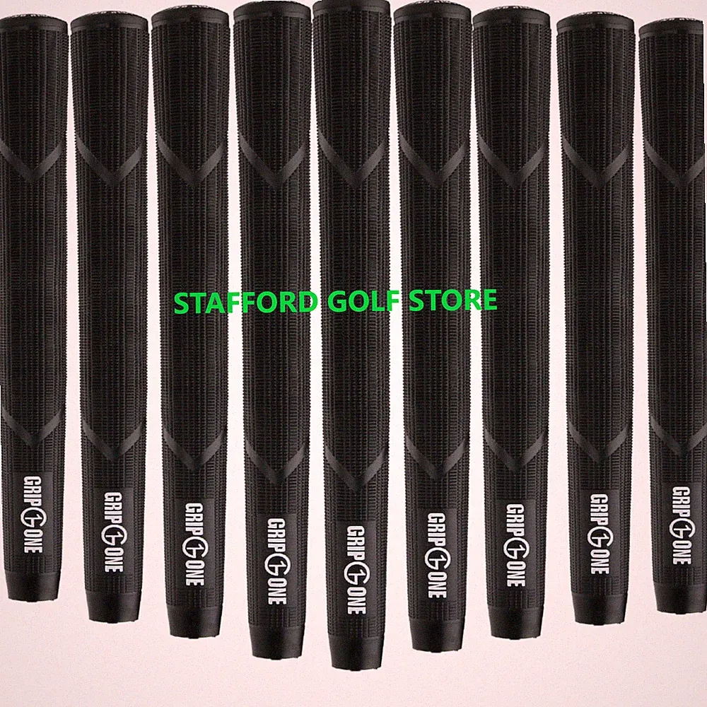 Grip One G1 Arthritic Golf Club Grips Bundle Set Black 3/64 Oversize .580 Round