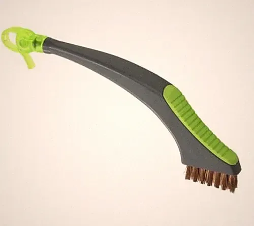 Groove Doctor Dr II Ergonomic Brass Metal Bristle Golf Iron Club Cleaner Brush