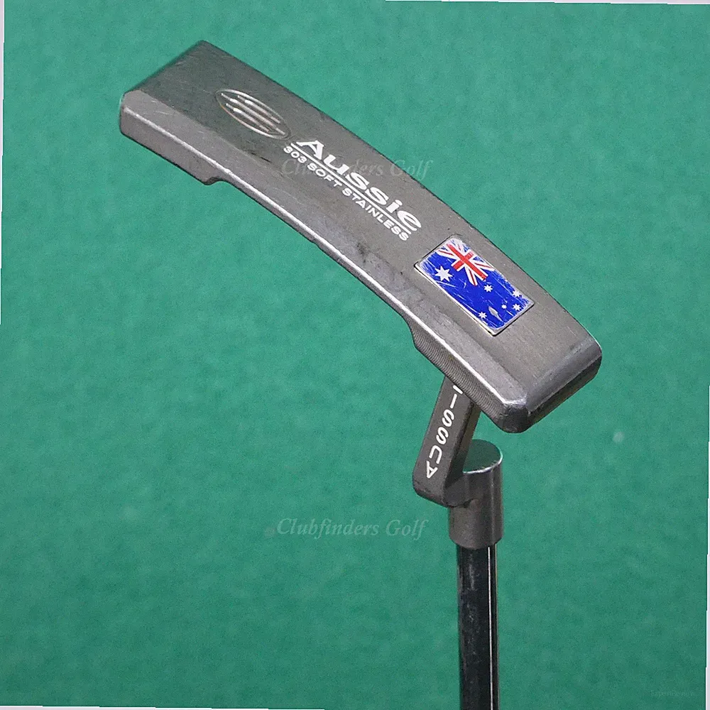 Guerin Rife Aussie 303 Soft Stainless Plumbers-Neck 35" Putter Golf Club *READ*