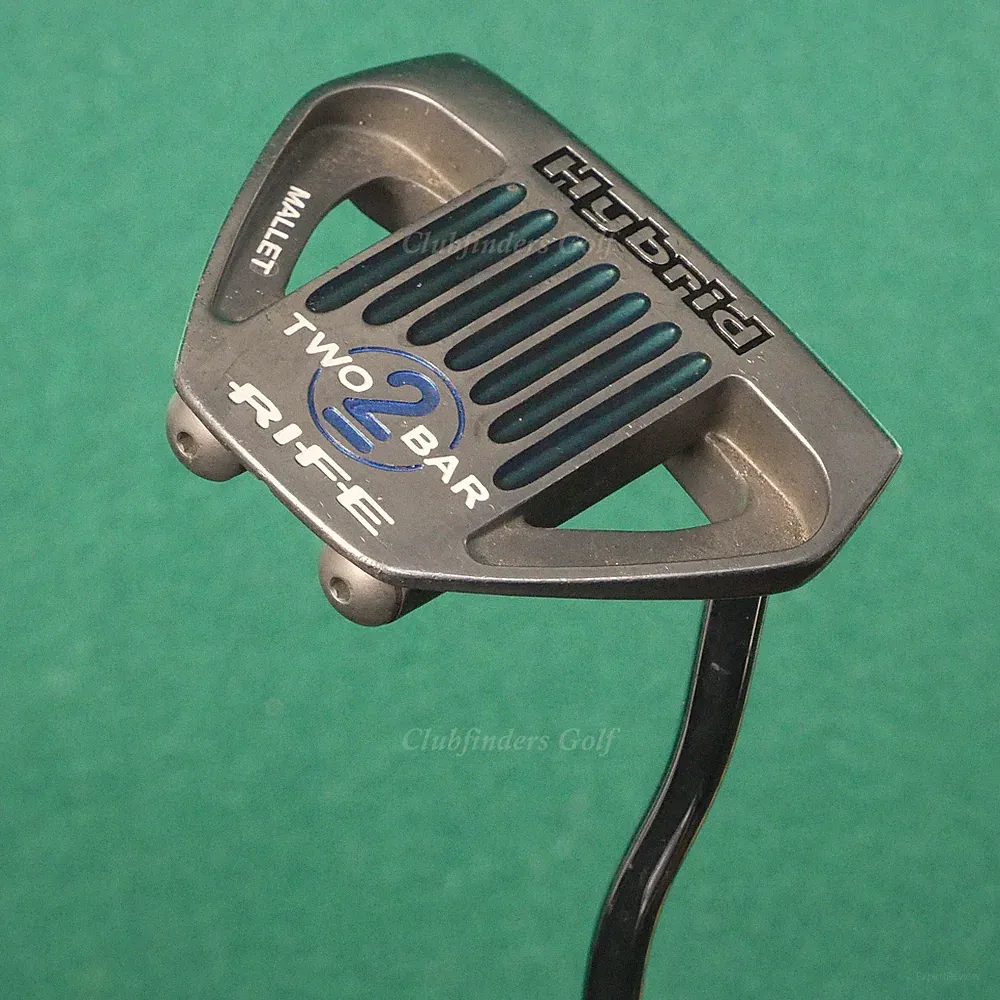 Guerin Rife Two Bar Hybrid Mallet Double-Bend 35" Putter Golf Club
