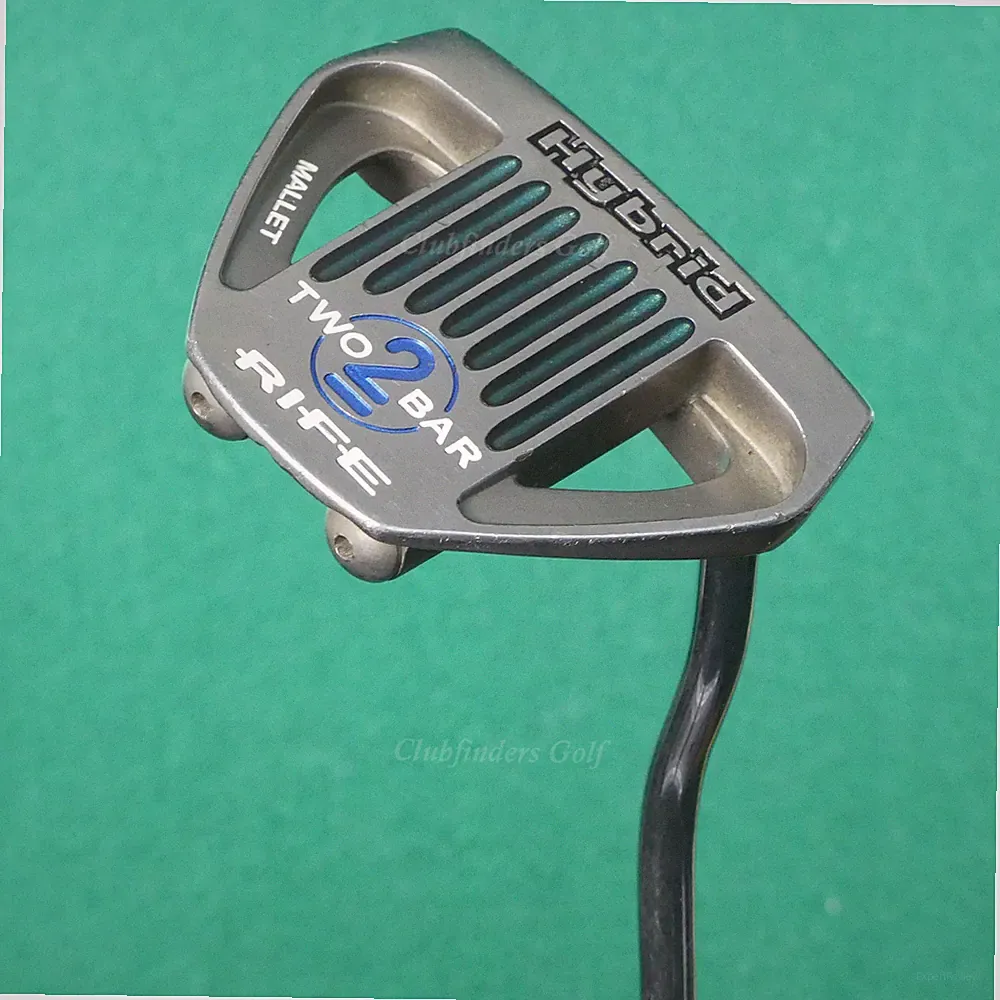 Guerin Rife Two Bar Hybrid Mallet Double-Bend 38" Putter Golf Club