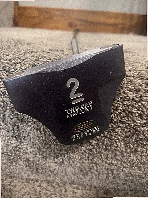 Guerin Rife Two Bar Mallet Center-Shafted 35" Putter Golf Club