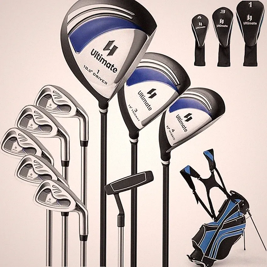 GYMAX Complete Golf Club Set for Men, 12/14 PCS Right Hand Golf Clubs Set