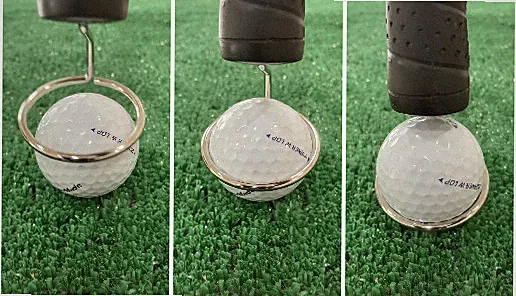 Halo Golf Ball Retriever for Putter, Pick Up Putter ,Flag Pick Up
