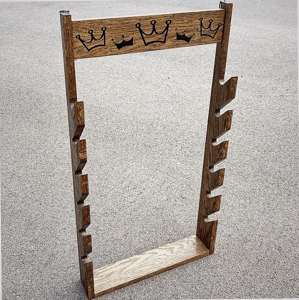 Handmade Wall Display Rack for Scotty Cameron Putters & Golf Clubs - SOLID Wood!
