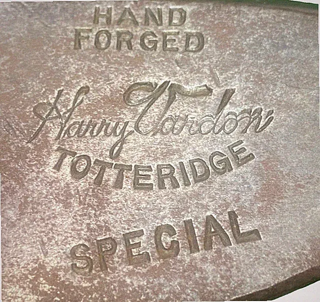 Harry Vardon Totteridge Special Hand Forged Niblick A 8 Diamond RH Hickory Shaft
