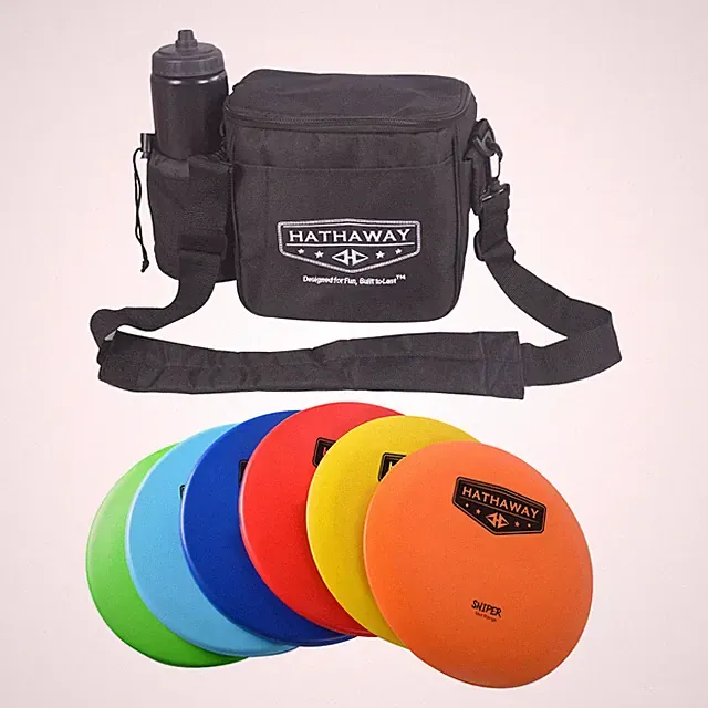 Hathaway Disc Golf Starter Set - 6 Discs with Case, Perfect for Beginners!
