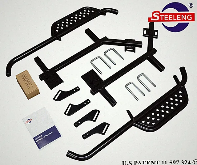 Heavy Duty Nerf Bars / Running Boards for Club Car PRECEDENT Golf Cart(Set of 2)