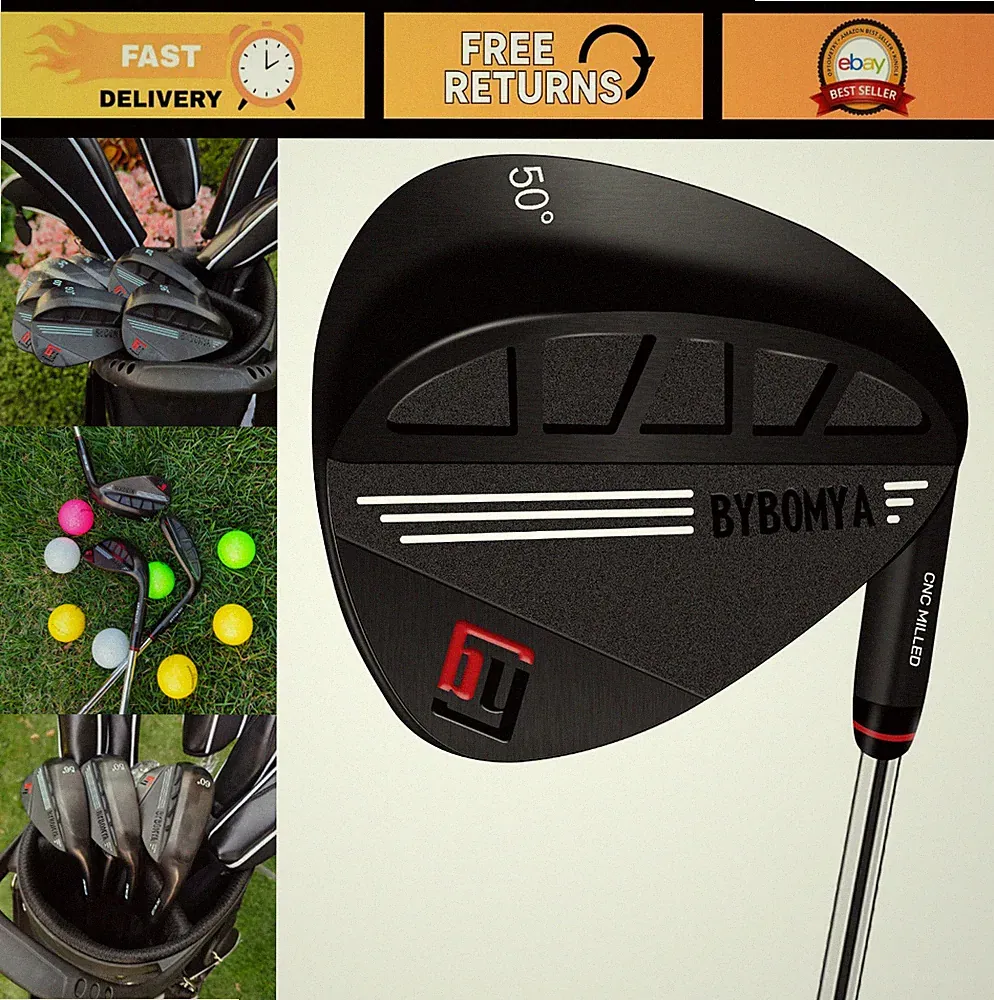 High-Performance Forged Golf Wedges 50°-60° Set or Individual - Spin & Control